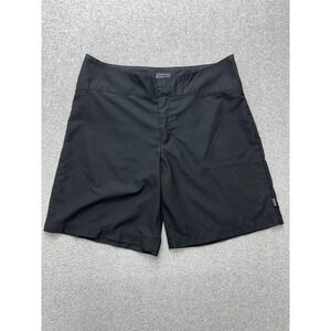 Patagonia Shorts‎ Womens 10 Black Casual Lightweight Zip Pocket Outdoor Hiking